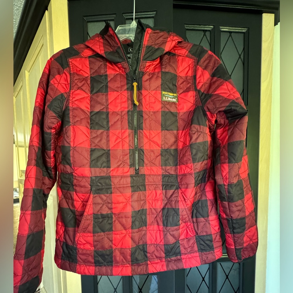 NWOT LL Bean Plaid Pullover